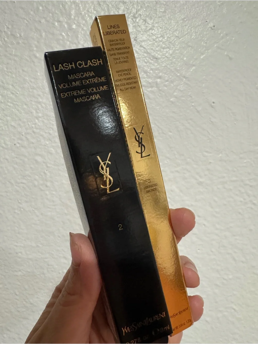 Yves Saint Laurent Lash Clash mascara and lines liberated liner